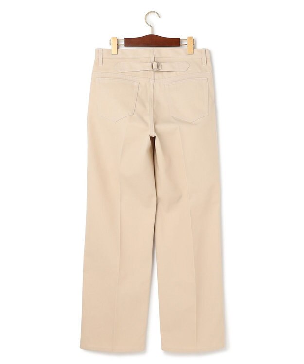 J.PRESS MEN 【J.PRESS ORIGINALS】T/C Drill 5 Pocket Piped Stem Pants / Japan Made アイボリー系