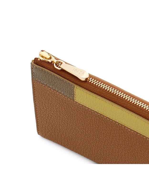 IBIZA コンビナシオン　L字ファスナー長財布　 キャメル