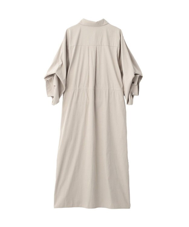 YECCA VECCA UVカット2way袖バルーンワンピース Light Beige