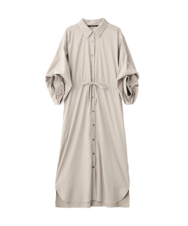 YECCA VECCA UVカット2way袖バルーンワンピース Light Beige