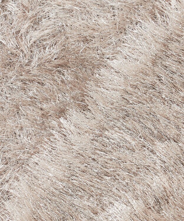 23区 L 【GOLD LABEL】メタリックファーモール ニット シルバー系