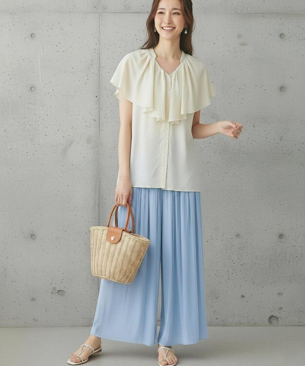 ONWARD Reuse Park スタッフおすすめ！トップスSET商品/サイズ38【23区】ニット春夏×【自由区】ブラウス春夏 その他