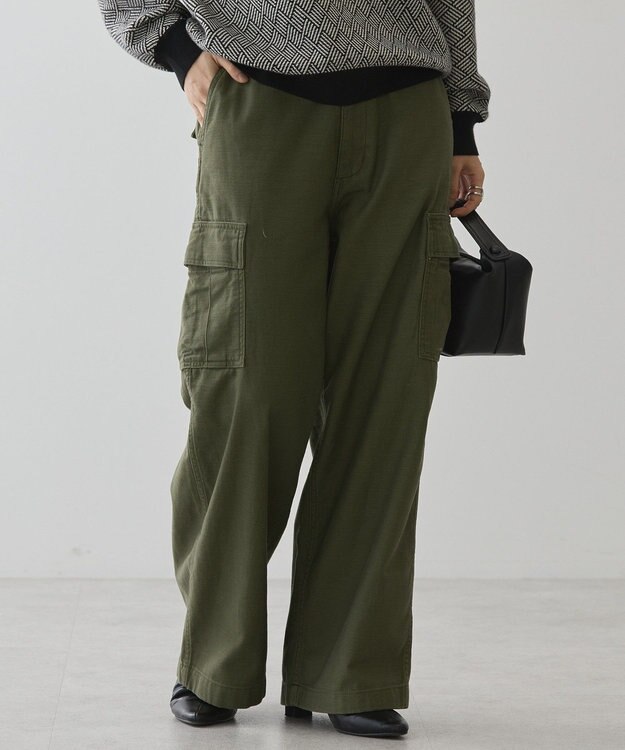 AMERICAN HOLIC 綿スラブカーゴパンツ Khaki