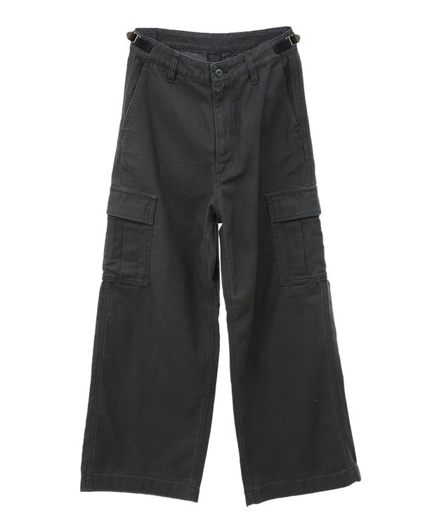 AMERICAN HOLIC 綿スラブカーゴパンツ Black