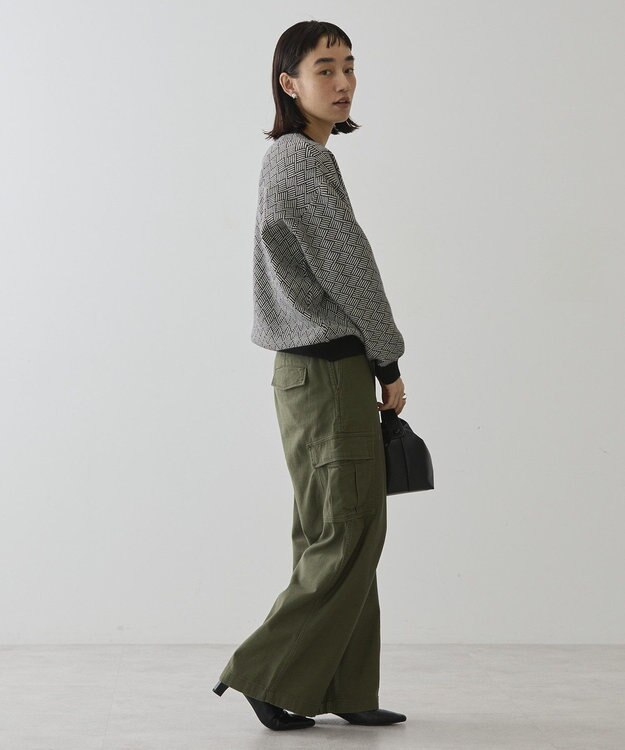 AMERICAN HOLIC 綿スラブカーゴパンツ Khaki