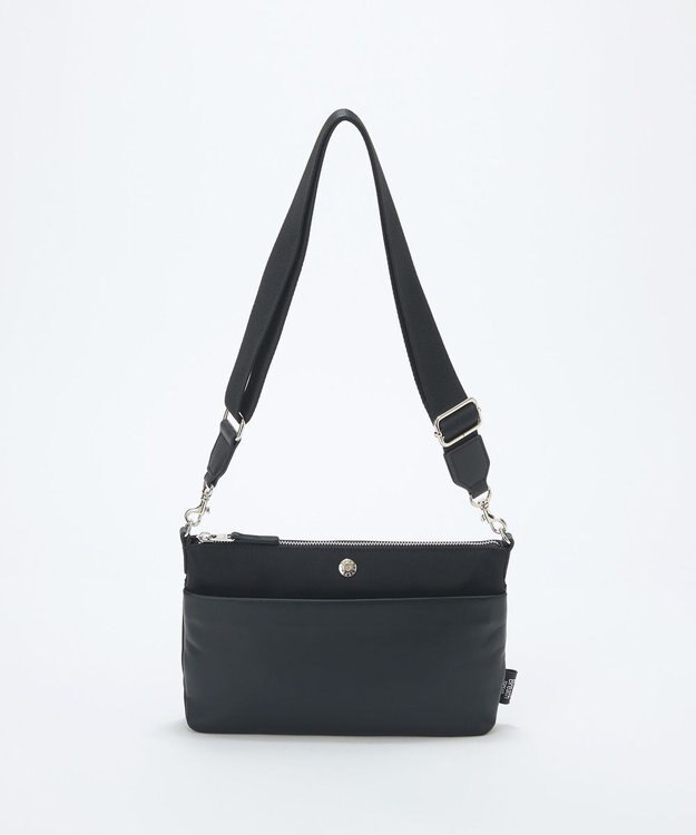 TOPKAPI 【Breath TOPKAPI】LINEA リネア レザーコンビ スワローマチ ショルダーバッグ ブラック