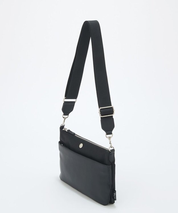 TOPKAPI 【Breath TOPKAPI】LINEA リネア レザーコンビ スワローマチ ショルダーバッグ ブラック