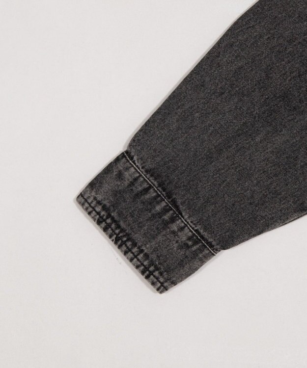 WEGO デニムフードシャツ（LS） デニムブラックソノタ