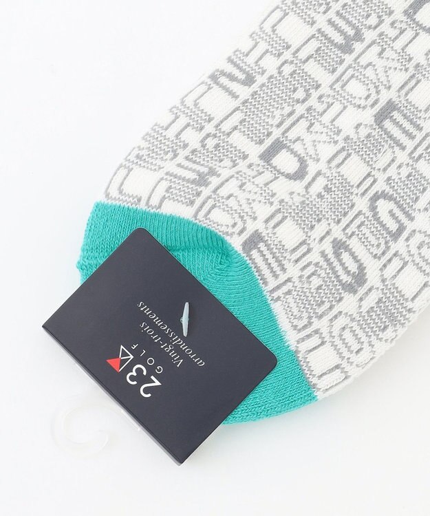 23区GOLF 【MEN】総ロゴ アンクルソックス ホワイト系5