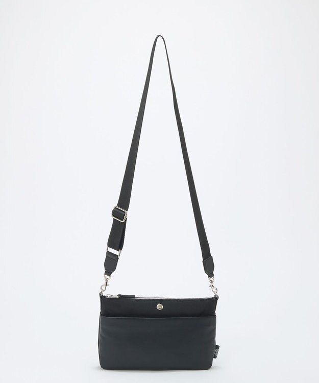 TOPKAPI 【Breath TOPKAPI】LINEA リネア レザーコンビ スワローマチ ショルダーバッグ ブラック