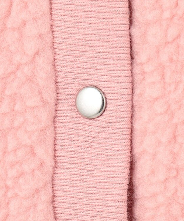 ANY KIDS もこもこボアジャケット ピンク系