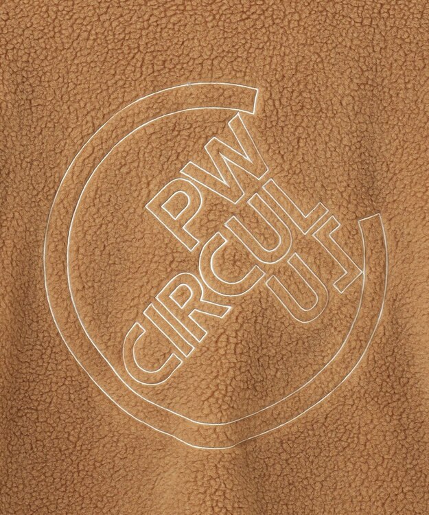 PW CIRCULUS 【WOMEN】【撥水/防風】リバーシブル ボア ジップアップ ブルゾン ベージュ×オレンジ