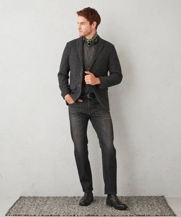 JOSEPH ABBOUD 【サスティナブル】オーガニックストレッチデニム グレー系