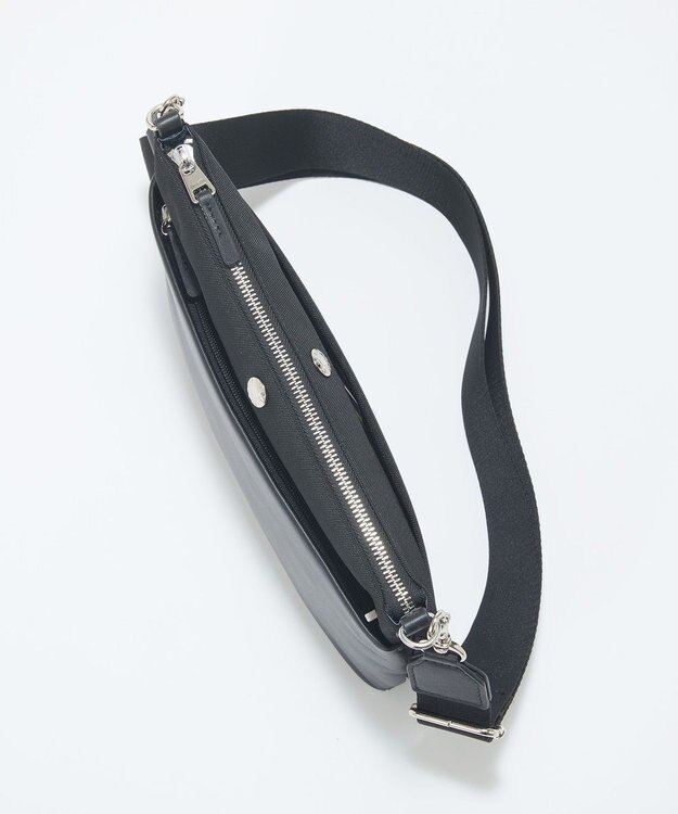 TOPKAPI 【Breath TOPKAPI】LINEA リネア レザーコンビ スワローマチ ショルダーバッグ ブラック