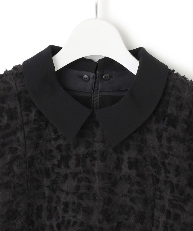 23区 L 【VERYコラボ】ボタニカル カットジャカード ブラウス ブラック系