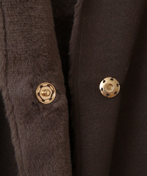 Green Parks フーディガウンコート Mocha