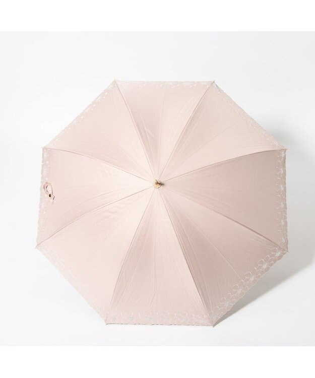 UNBILLION cache nez / グレースフラワー刺繍ショートパラソル ピンク