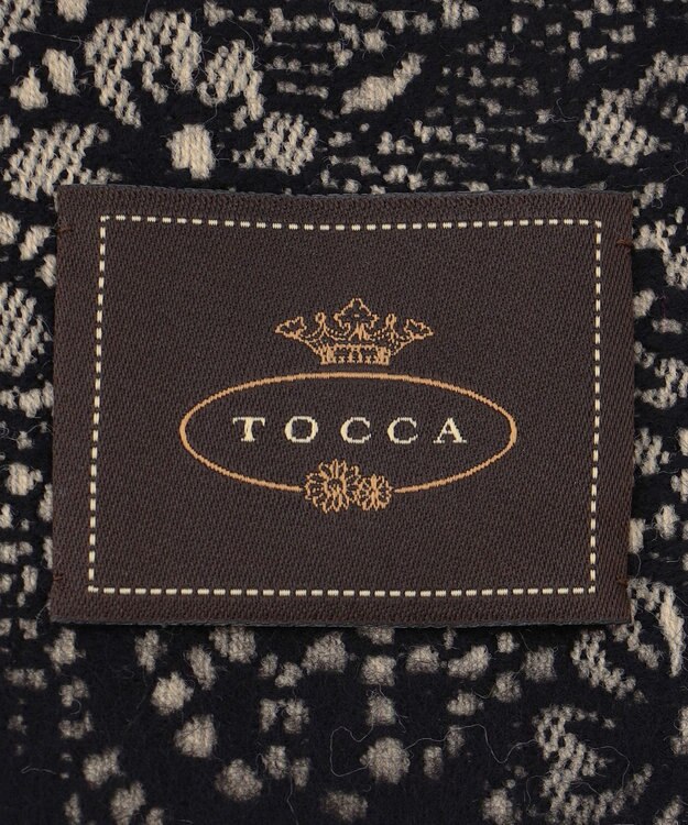 TOCCA JAQUARD LACE STOLE ストール ブラック系