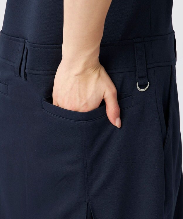 FILA GOLF／marie claire 【FILA GOLF】スポーティ半袖ワンピース ネイビー