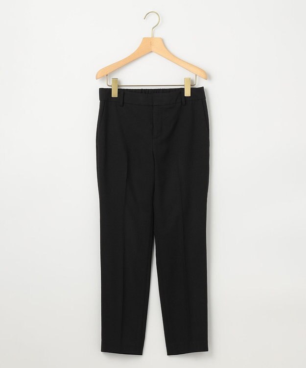 組曲 【WEB限定】T/Rツイルストレッチ テーパードパンツ ブラック系