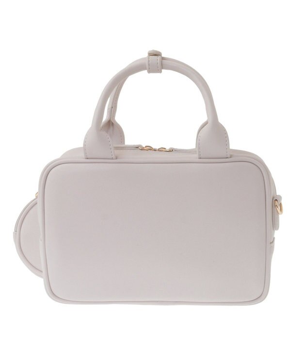 Maison de FLEUR ポーチ付き2Wayボストンバッグ Grayish Pink