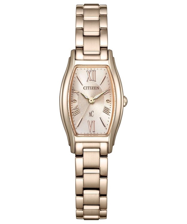 CITIZEN 【電池交換不要】サクラカラーのトノー型ウオッチ サクラ色