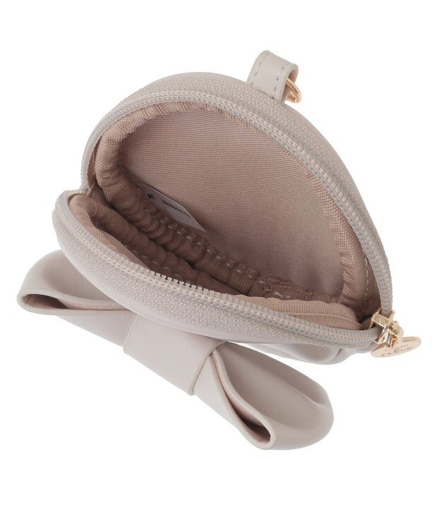 Maison de FLEUR ポーチ付き2Wayボストンバッグ Grayish Pink