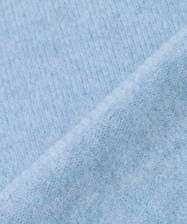 UNFILO ふわふわ ボトルネックニット サックス