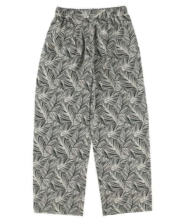 Green Parks アート柄イージーパンツ Charcoal Gray