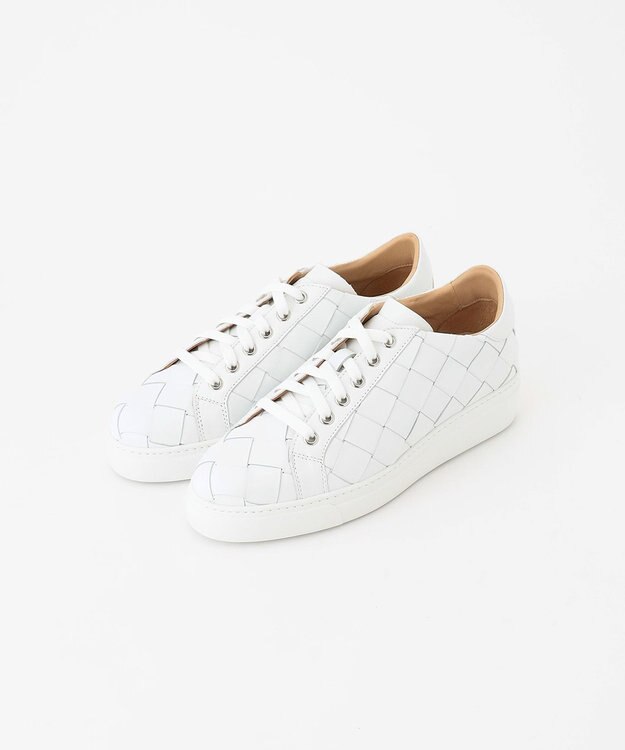 GRACE CONTINENTAL Luca Grossiメッシュスニーカー ホワイト