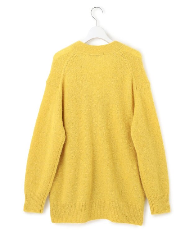 23区 【Oggi11月号掲載】ブラッシュドアルパカ ニットカーディガン マスタード系