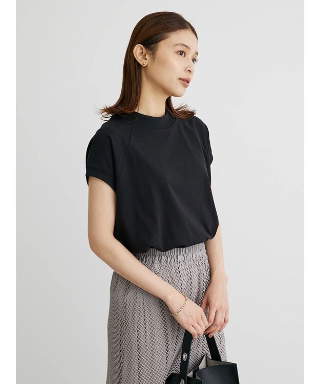 Green Parks ・ＳＵＧＡＲ　ＳＰＯＯＮ　ハイネックフレンチＴシャツ Black