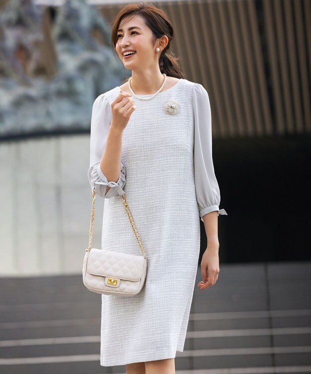 組曲 2WAYキルティングショルダーバッグ アイボリー系