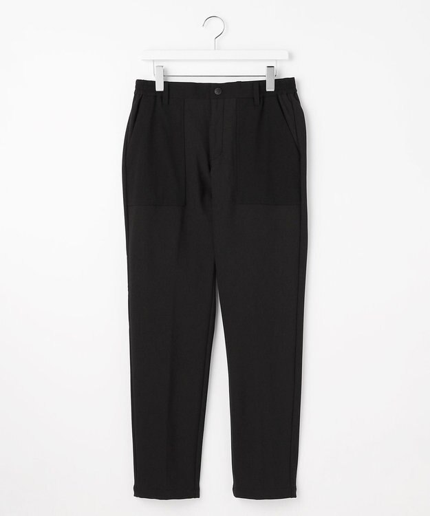 23区GOLF 【MEN】トリコットボンディングテーパードパンツ ブラック系