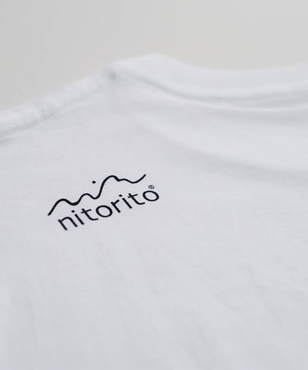 nitorito 【UNISEX】mountain&moon Tシャツ orange