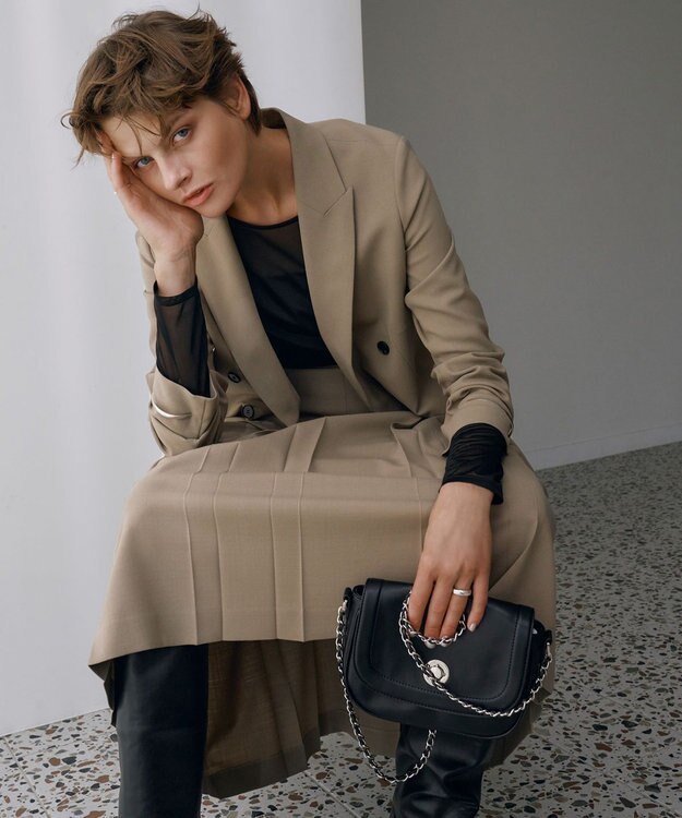 ICB 【CLASSY.1月号掲載】クラシックラウンドショルダー ブラック系