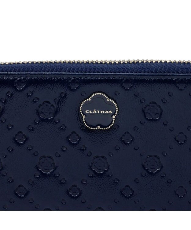 CLATHAS アクシオン Lファスナー長財布 ネイビー