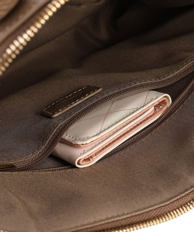 style code 【PADMA/パドマ】 キーチャーム付 本革ハンドバッグ トープ