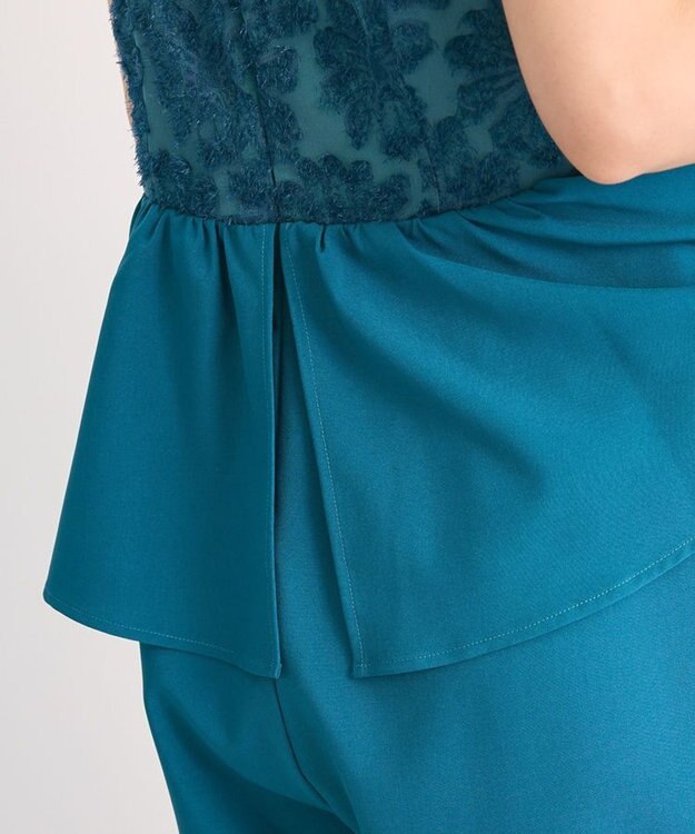 Green Parks ・Ｒａｉｌｍｅ　ジャカードペプラムサロペット Green