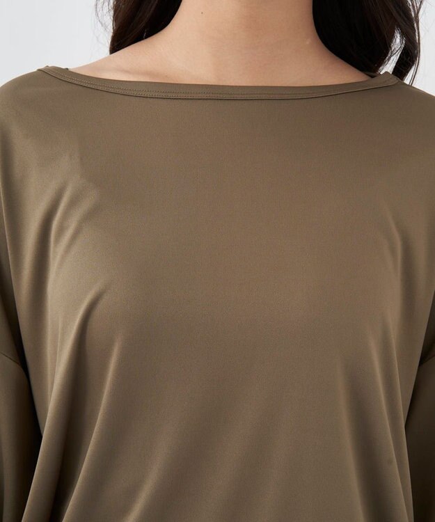 OP／FILA 【Ocean Pacific】ドロスコード付き長袖ラッシュガード　上下2点セット ベージュ