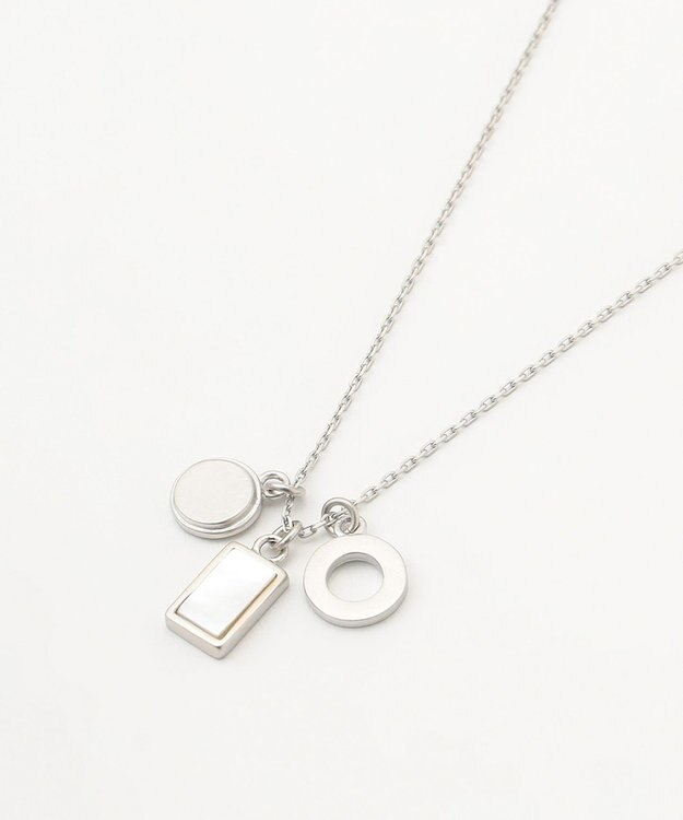J.PRESS LADIES シェル ネックレス シルバー系