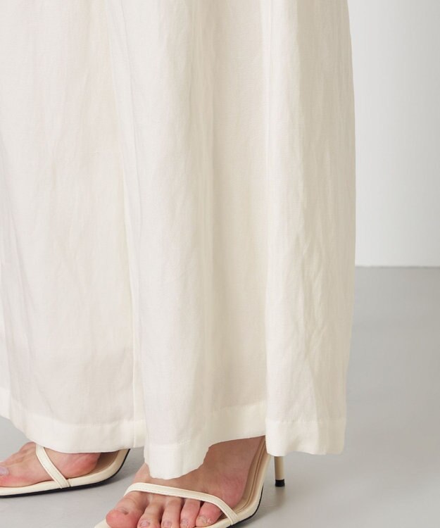 NAVE 【Nave・セットアップ可】ヴィスコースリネン パンツ アイボリー系