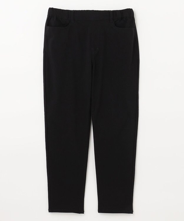 ANY 【ウエストゴム/ストレッチ/UVカット】大人の7daysデイリー パンツ ブラック