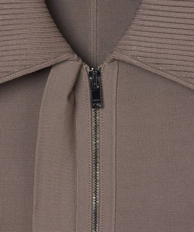 JOSEPH ミラノニットストレッチ　ショートジャケット Mushroom