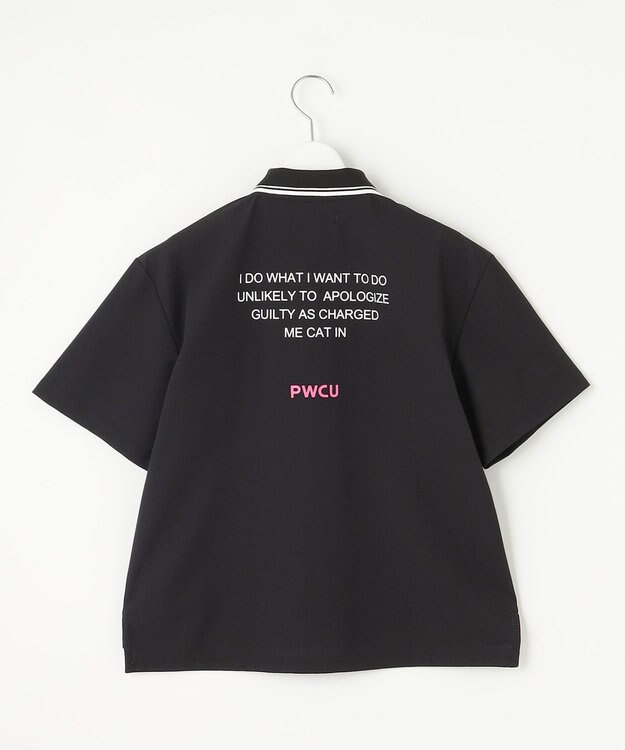 PW CIRCULUS 【UV遮蔽率95.3% UVカット / 速乾 / ストレッチ】【WOMEN】PW NEW ベーシックポロ ゴルフウェア レディース ブラック系