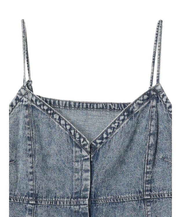 Green Parks ・ＥＬＥＮＣＡＲＥ　ＤＵＥ　デニムロングキャミ Light Indigo