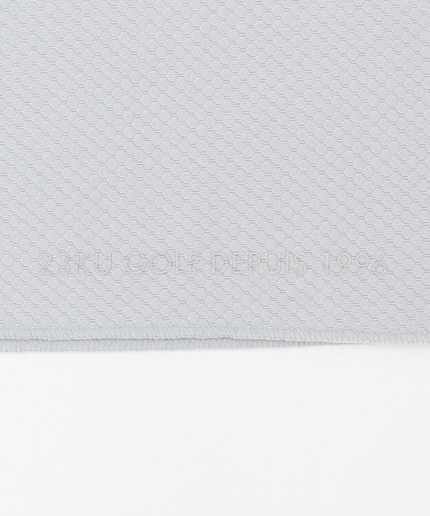 23区GOLF 遮熱/UV/気化熱冷却【UNISEX】クール タオル ライトグレー系