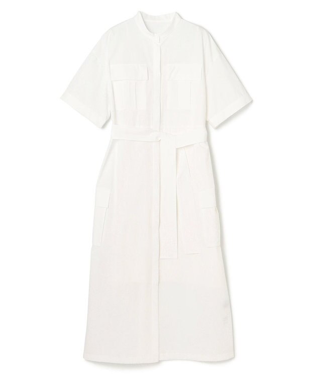 uncrave カラータイプライター シャツワンピース オフ