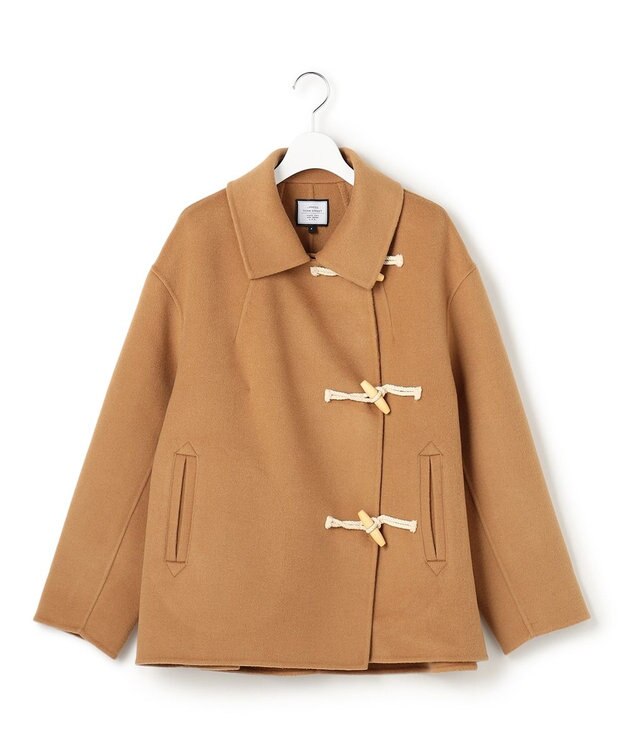 J.PRESS YORK STREET 【WOMEN】ショート ダッフルコート キャメル系