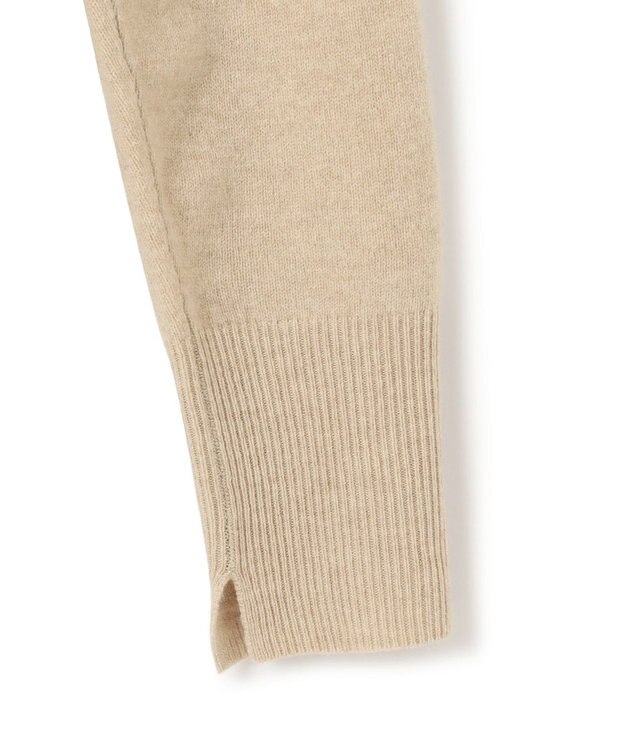 23区 L CARIAGGIウールカシミヤ Vネック ニット ベージュ系